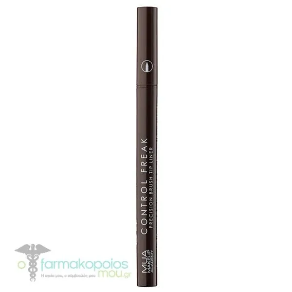 MUA Control Freak Precision Brush Tip Liner Υγρό Eyeliner, 0.5ml - brown