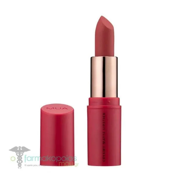 MUA Creamy Matte Lipstick, 3.2g - Heartbreaker