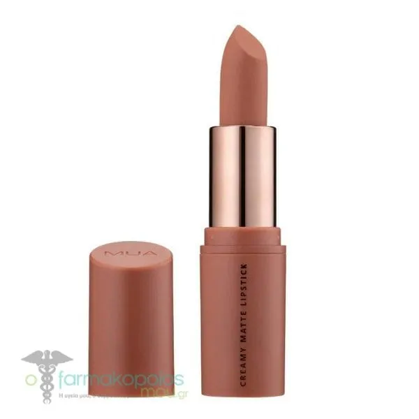 MUA Creamy Matte Lipstick, 3.2g - Heartfelt