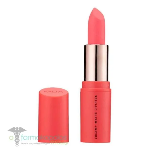 MUA Creamy Matte Lipstick, 3.2g - Romance