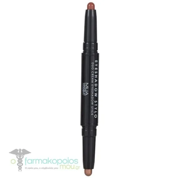 MUA Eyeshadow Stylo Duo Cream Stick Διπλή Σκιά Ματιών, 8g - Bronze