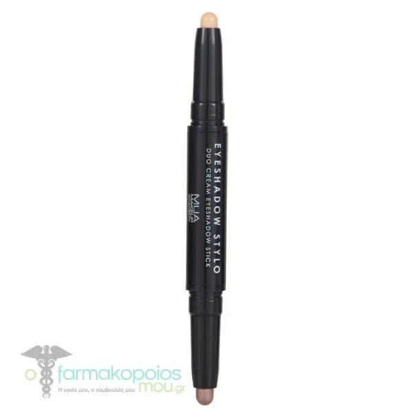 MUA Eyeshadow Stylo Duo Cream Stick, 8g - Oyster