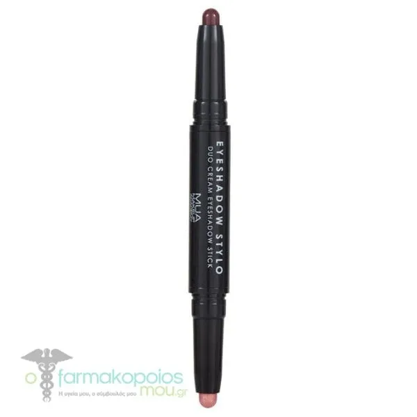 MUA Eyeshadow Stylo Duo Cream Stick Διπλή Σκιά Ματιών, 8g - Plum