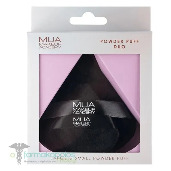 MUA Large & Small Powder Puff, 2pcs