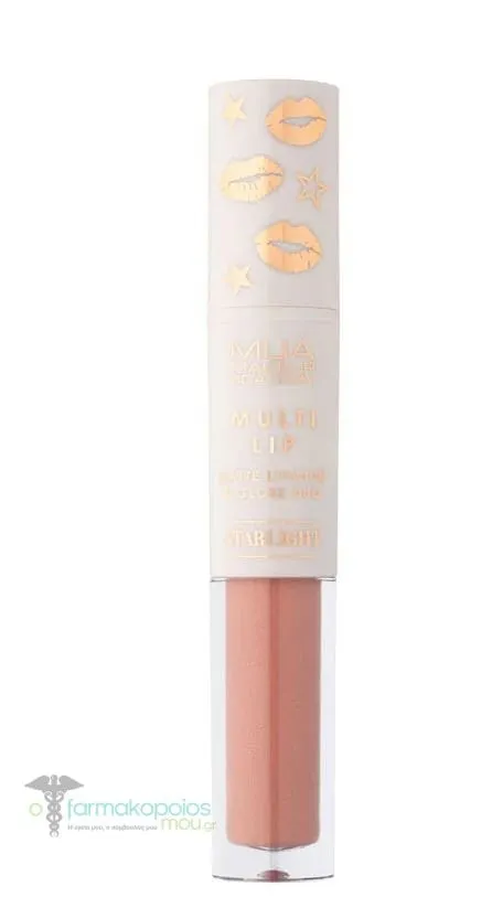 MUA Multi Lip Starlight Matte Lipstick & Gloss Duo, 1τεμ - Idol