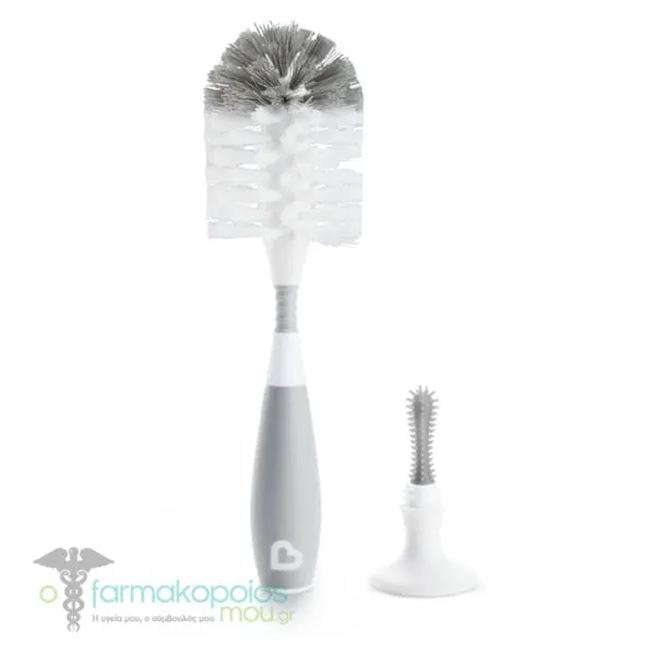 Munchkin Bristle Bottle Brush, Blue, 1τεμ - GREY