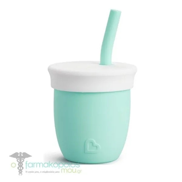 Munchkin C’est Silicone! Cup 6m+ Παιδικό Κύπελλο, 118ml - MINT