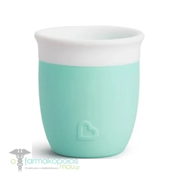Munchkin C’est Silicone! Open Training Cup 4m+ Εκπαιδευτικό Ποτήρι, 59ml - MINT