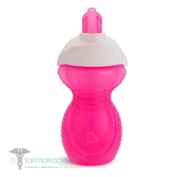 Munchkin Click Lock Flip Straw Cup 12m+, 296ml - PINK
