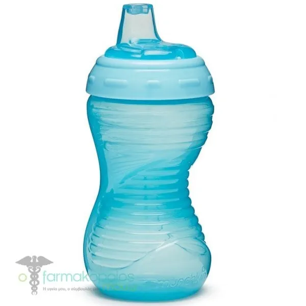 Munchkin Mighty Grip Εκπαιδευτικό Ποτηράκι 9m+, 296ml - μπλε