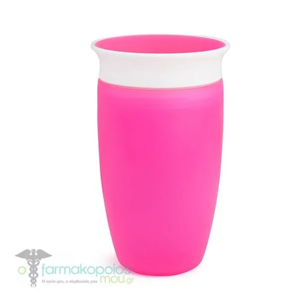 Munchkin Miracle 360° Cup 12m+ Παιδικό Κύπελλο, 296ml - PINK