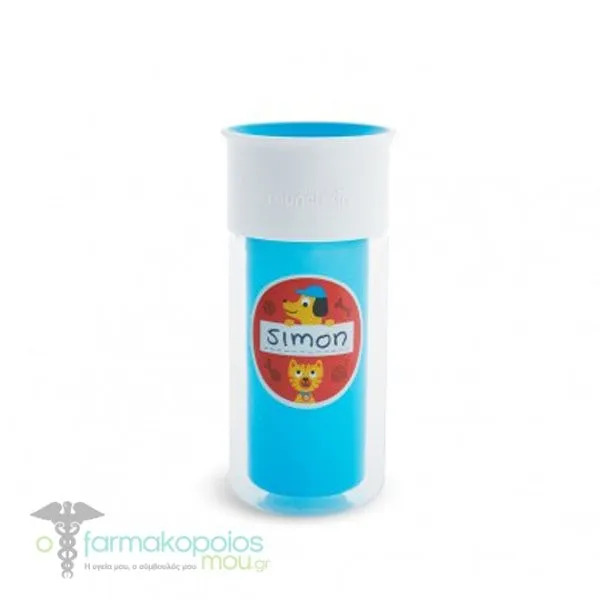 Munchkin Miracle 360 Personalized Cup Spill-Proof 18m+, 266ml - BLUE