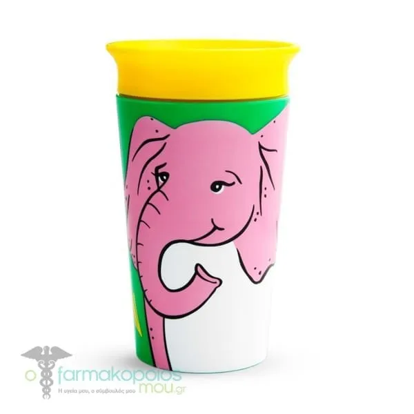 Munchkin Miracle 360° Wildlove Sippy Cup, 266ml - Elephant