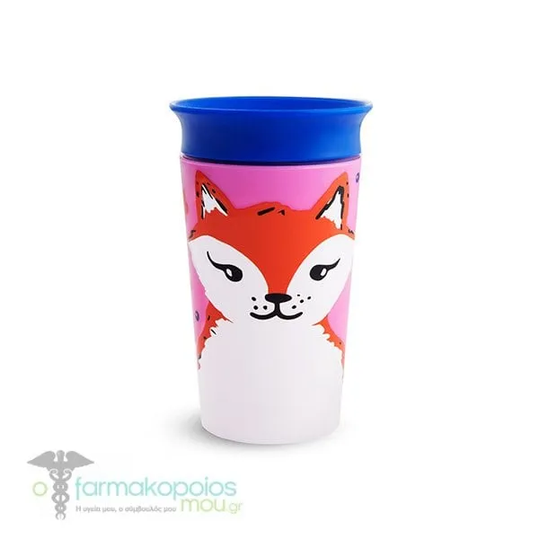 Munchkin Miracle 360° Wildlove Sippy Cup, 266ml - Fox