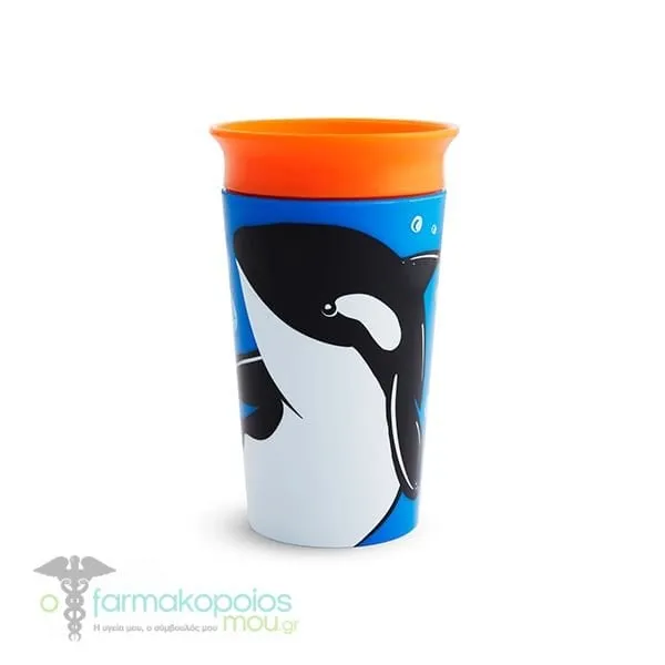 Munchkin Miracle 360° Wildlove Sippy Cup, 266ml - Orca