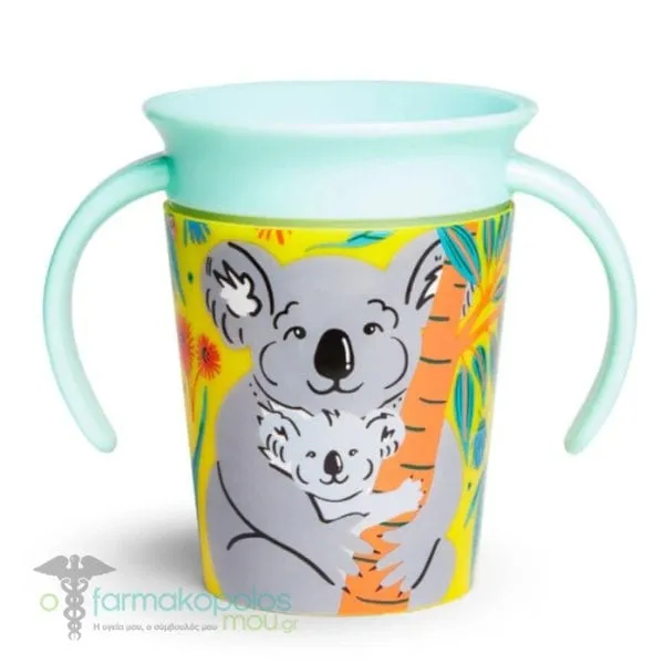 Munchkin Miracle 360° Wildlove Trainer Cup Εκπαιδευτικό Ποτηράκι, 177ml - Koala