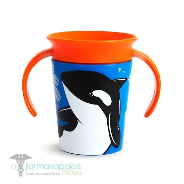 Munchkin Miracle 360° Wildlove Trainer Cup, 177ml - Orca