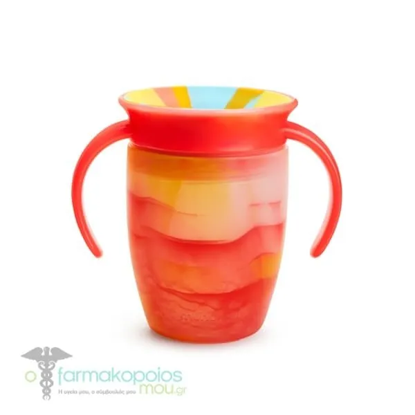 Munchkin Miracle Trainer Cup Tropical Swing Eκπαιδευτικό Kύπελλο 6m+, 207ml - Coral