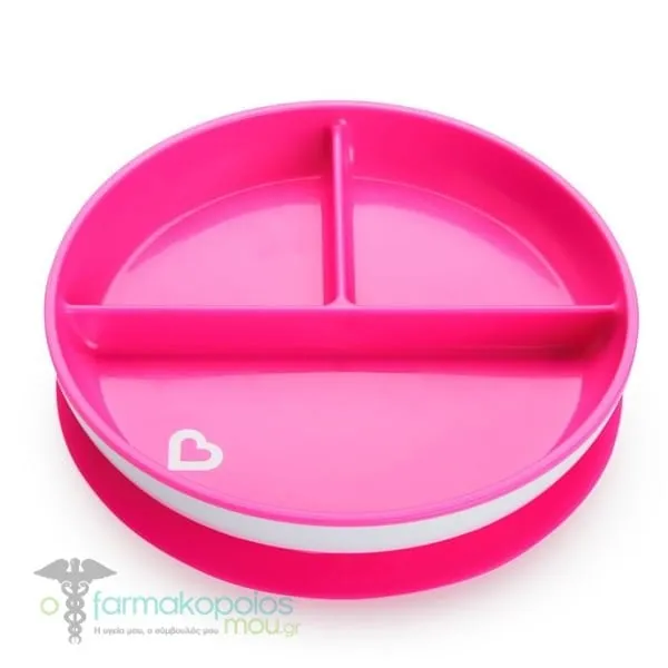 Munchkin Suction Plate 6m+, 1pc - PINK