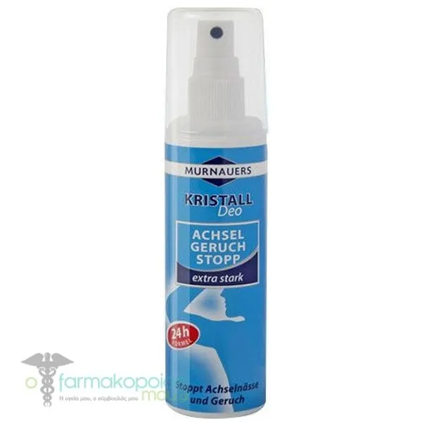 Murnauers Kristall Deo Achsel Geruch Stopp Αποσμητικό Σπρέι, 100ml