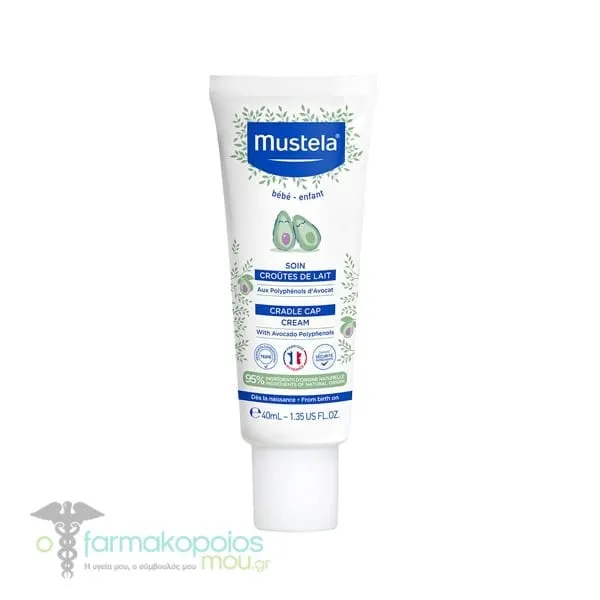 Mustela Cradle Cap Cream, 40ml