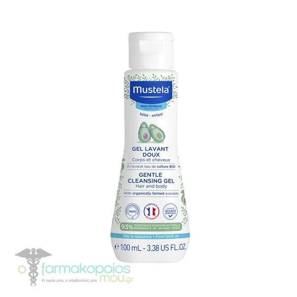 Mustela Gentle Cleansing Gel for Hair & Body, 100ml