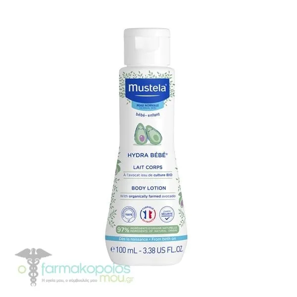 Mustela Hydra Bebe Body Lotion, 100ml