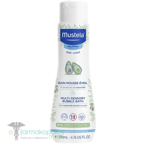 Mustela Multi-Sensory Bubble Bath, 200ml