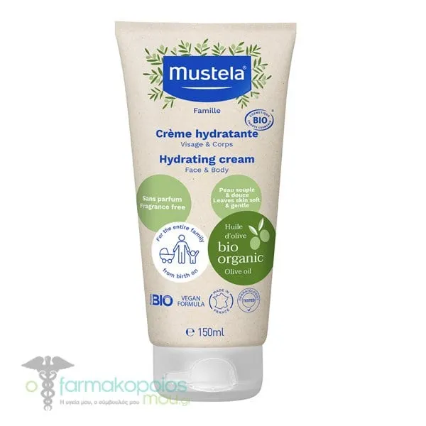 Mustela Hydrating Cream for Face & Body, 150ml