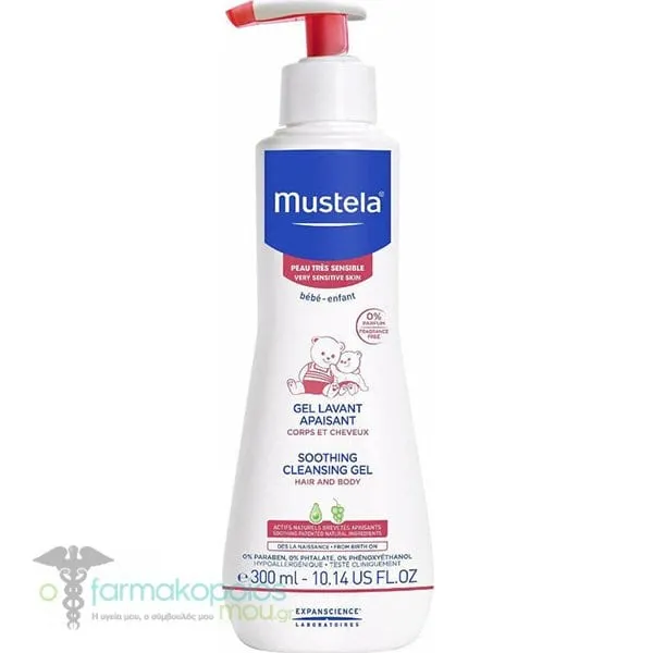Mustela Soothing Cleansing Gel Hair & Body, 300ml