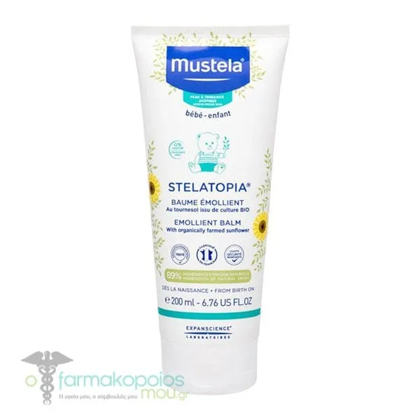 Mustela Stelatopia Emollient Balm, 200ml