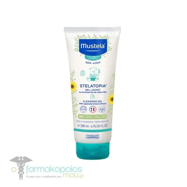 Mustela Stelatopia Cleansing Gel, 200ml