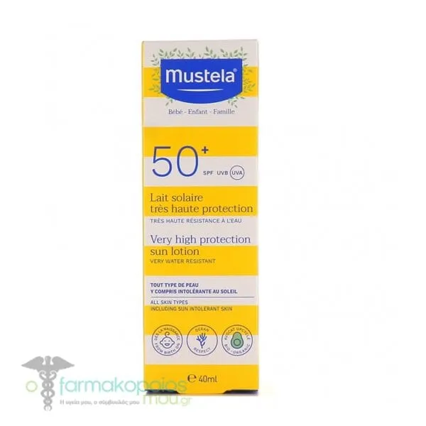 Mustela Very High Protection Sun Lotion SPF50+, 40ml