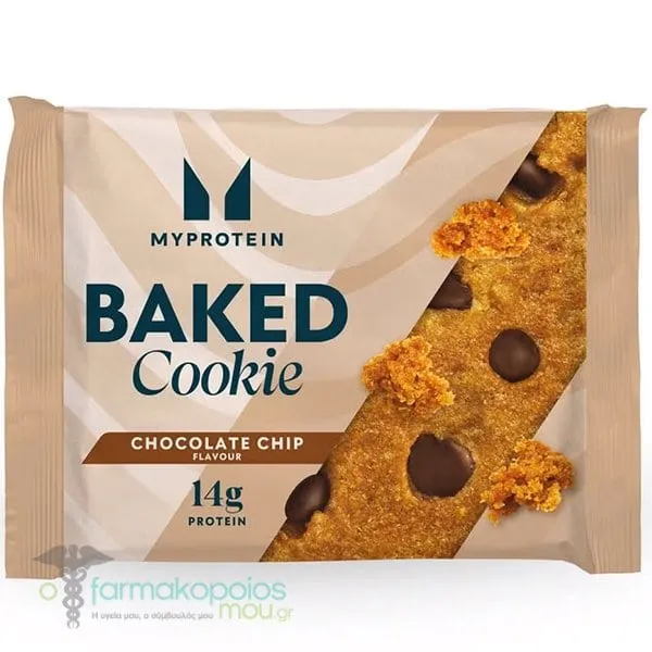 Myprotein Baked Cookie Chocolate Ψημένο Μπισκότο Πρωτεΐνης με Γεύση Σοκολάτα, 1τεμ