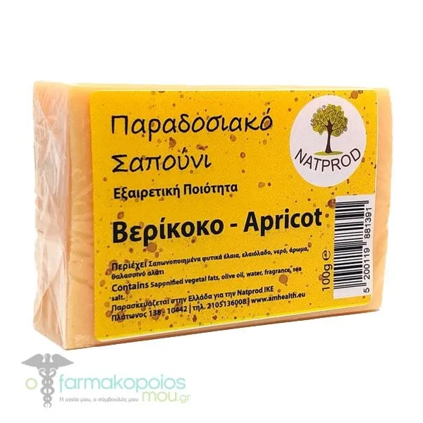 Natprod Traditional Soap Apricot, 100g