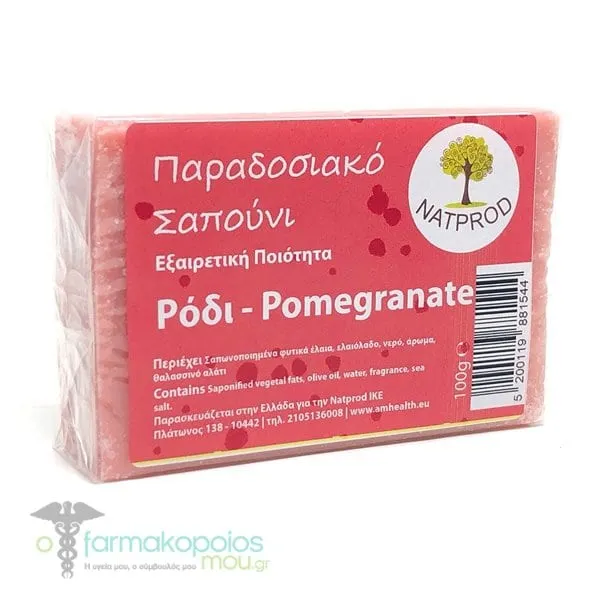 Natprod Traditional Soap Pomegranate, 100g