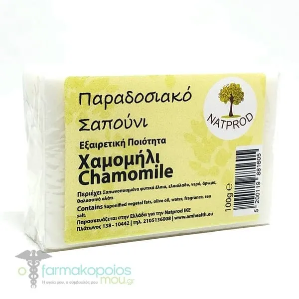 Natprod Traditional Soap Chamomile, 100g