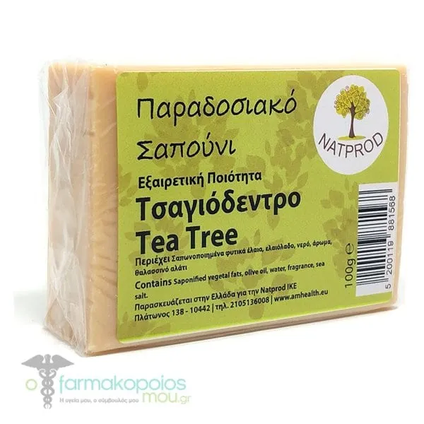 Natprod Traditional Soap Tea Tree, 100g