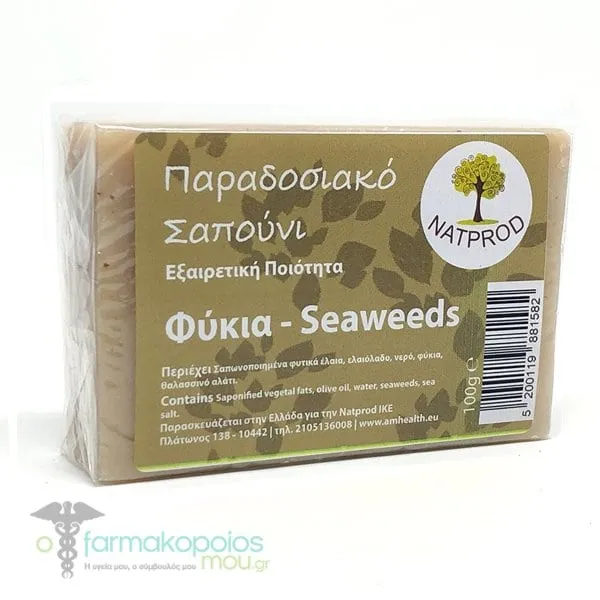 Natprod Traditional Soap Seaweeds, 100g
