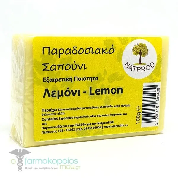 Natprod Traditional Soap Lemon, 100g