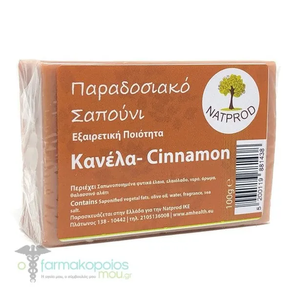 Natprod Traditional Soap Cinnamon, 100g