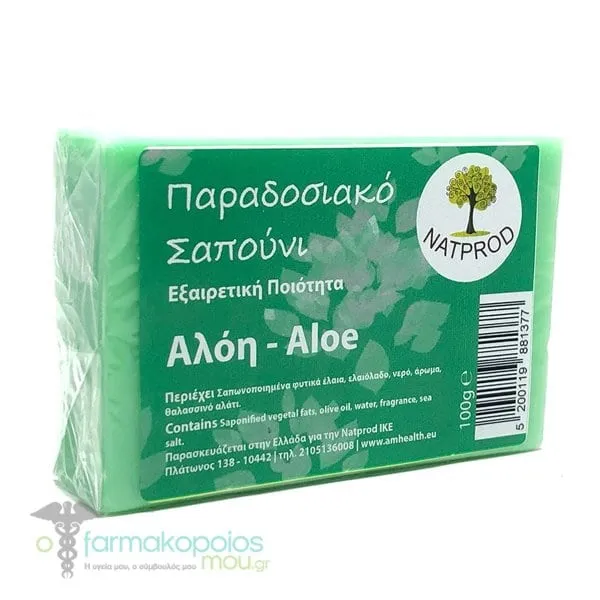 Natprod Traditional Soap Aloe, 100g