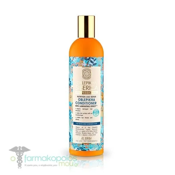 Natura Siberica Oblepikha Conditioner for Weak & Damaged Hair, 400ml