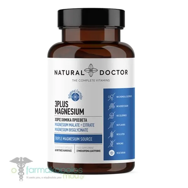 Natural Doctor 3Plus Magnesium, 60veg. caps