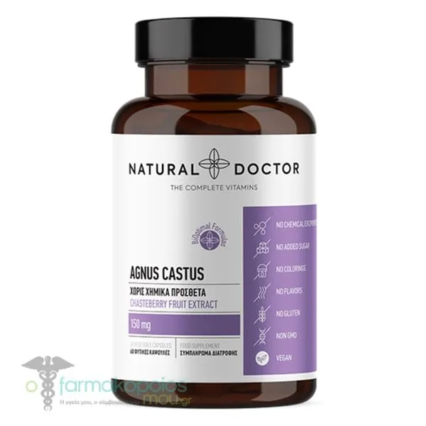 Natural Doctor Agnus Castus, 60veg. caps