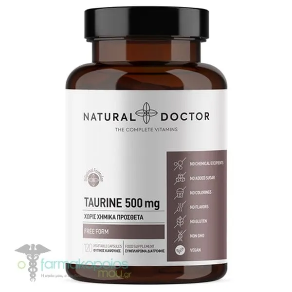 Natural Doctor Taurine 500mg, 120caps