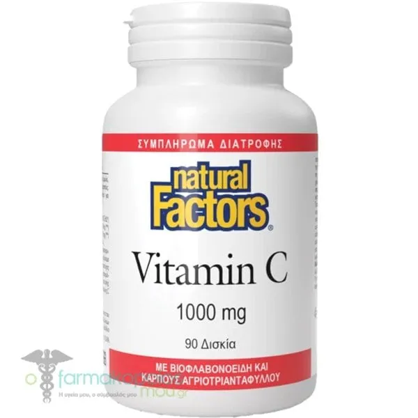 Natural Factors Vitamin C 1000mg, 90tabs