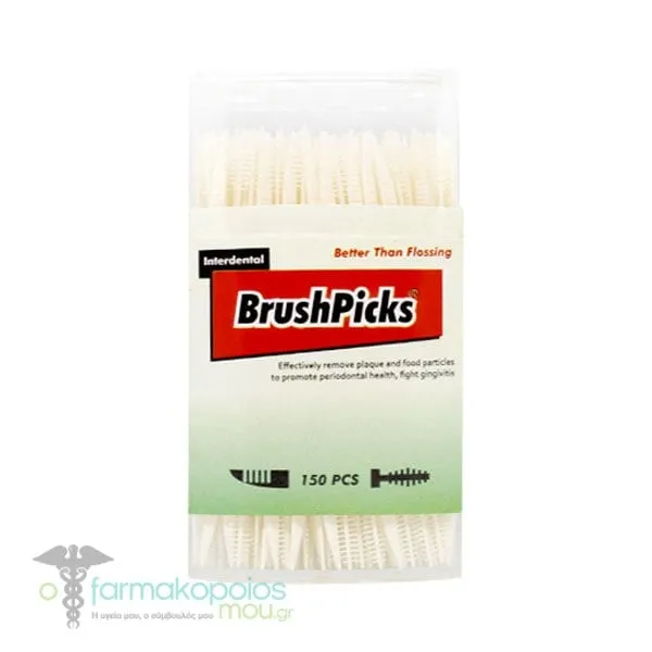 Natural Products Interdental BrushPicks, 150pcs