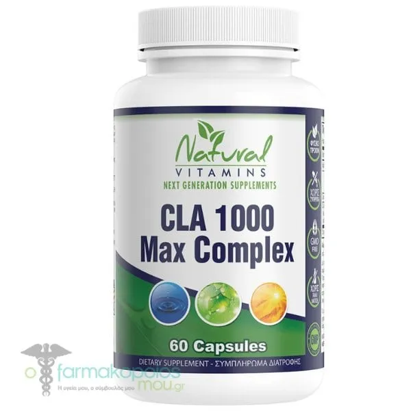 Natural Vitamins CLA 1000 Max Complex, 60caps