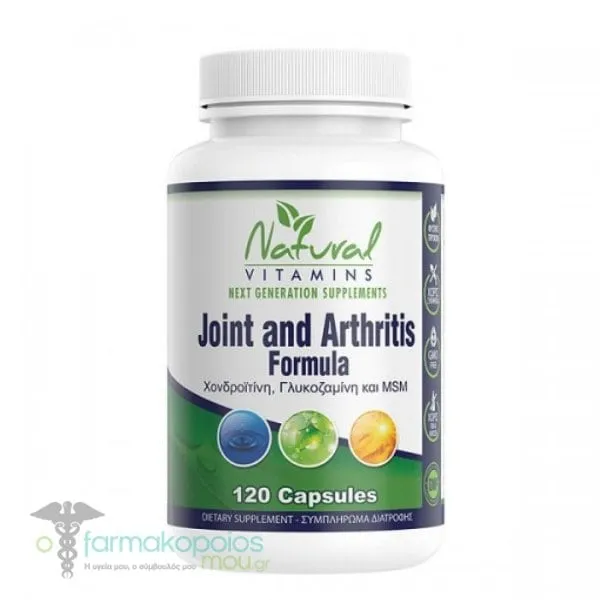 Natural Vitamins Joint and Arthritis Formula, 120caps